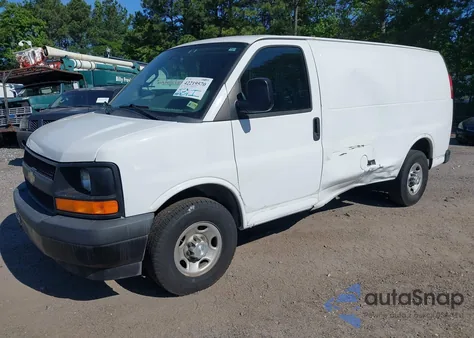 2017 Chevrolet Express 2500 Work Van from USA, damaged, VIN 1GCWGAFF4H1132028